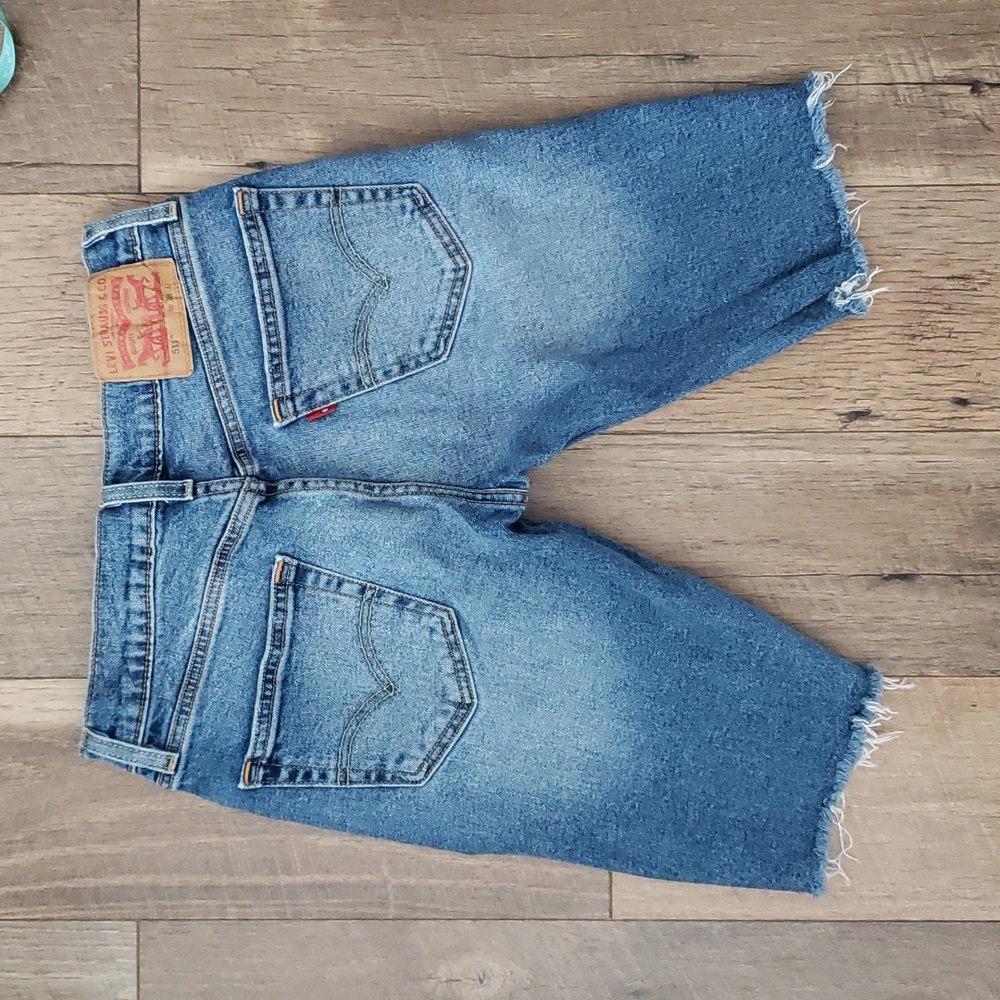 Levi's 511 Cut Off Bike Shorts